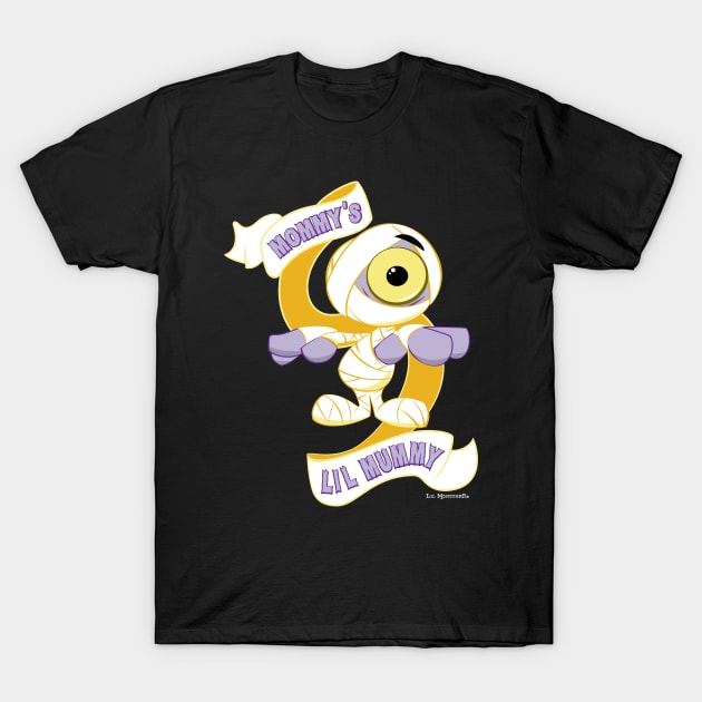 Lil Monstrrrs: Mommy's Lil Mummy T-Shirt by scout1138